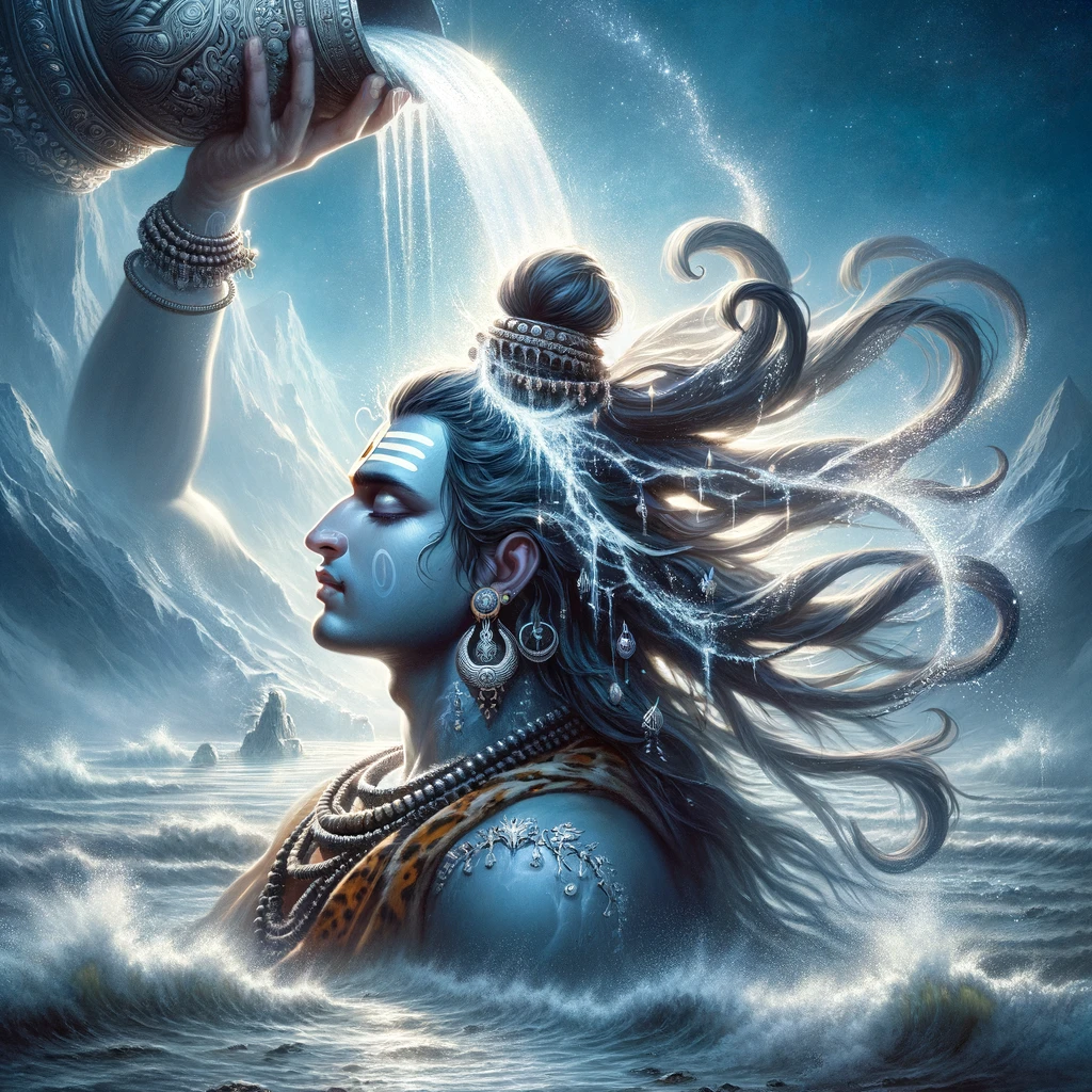 Shiva Catches the Ganges on His Head